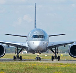 A350 von Qatar Airways: Bald in Zürich und Genf zu sehen.