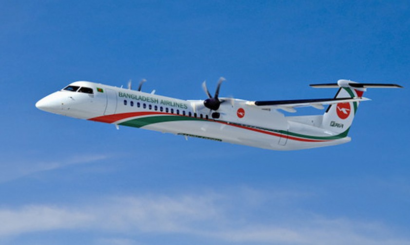 Dash 8 Q400 im Design von Biman Bangladesh: Die Airline ist zufrieden mit dem Flieger.