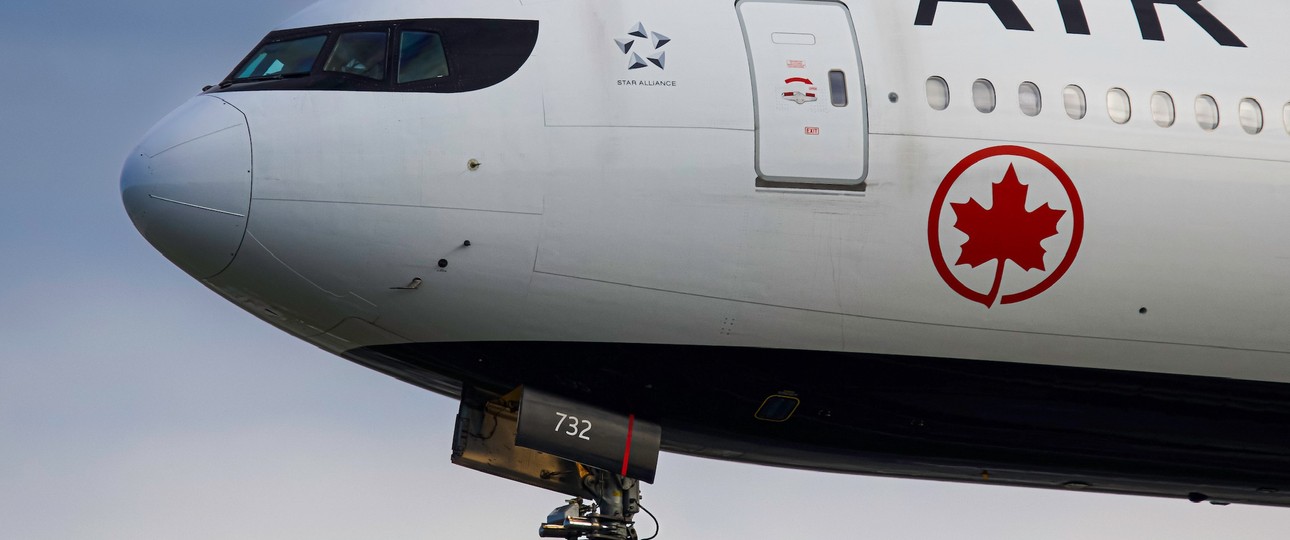 Flieger von Air Canada: Kanada erlebt einen Tourismusboom.