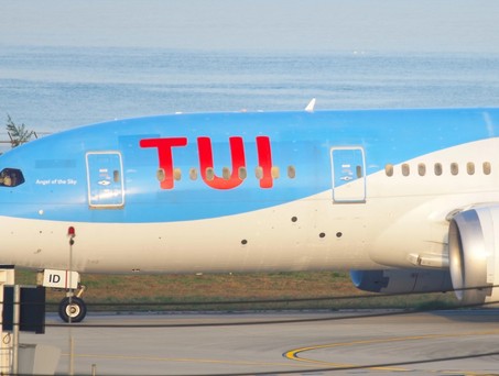 Boeing 787-8 mit dem Kennzeichen G-TUID: Das Flugzeug wird in England zerlegt.