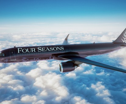 Visualisierung des Four-Seasons-Fliegers: So soll der Airbus A321LR aussehen.