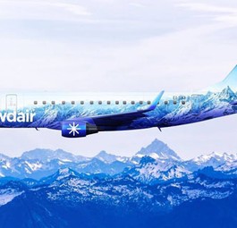 So sieht sich Powdair: Die Fluggesellschaft besitzt aber noch keine eigenen Flieger.