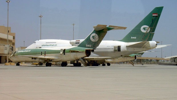 Stillgelegte Maschine von Iraqi Airways