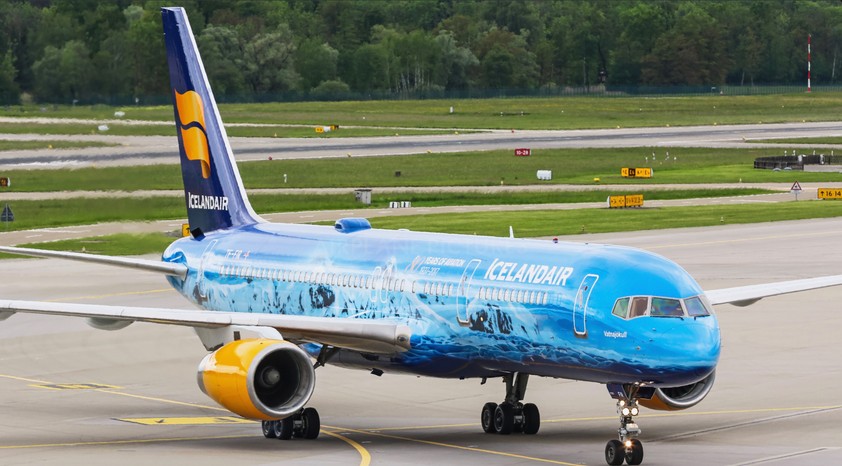 Boeing 757 mit Vatnajökull-Sonderlackierung: Fliegt nie mehr.