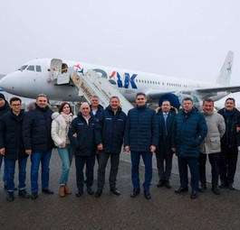 Tupolev Tu-204 für Roskosmos: Die Raumfahrtbehörde hat das dritte Flugzeug übernommen.