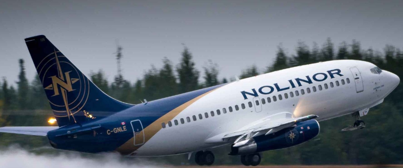 Eine Boeing 737-200 der Nolinor Aviation: Die Fluggesellschaft könnte bald nicht mehr für Sépaq im Charterverkehr fliegen.