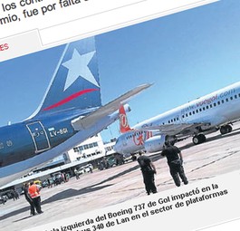 Die Zeitung Clarin berichtete prominent über den Zwischenfall: Überlastung als Ursache?