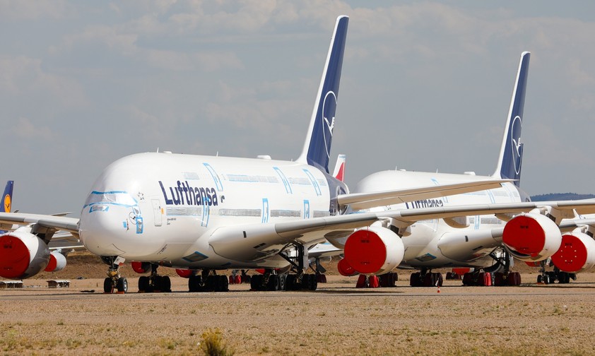 airbus a380 lufthansa d aimf teruel