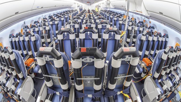 Der ganze Flieger ist voll besetzt – aber nicht mit Menschen.