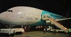 Airbus A380 am Flughafen Caracas: Premiere in Venezuela.