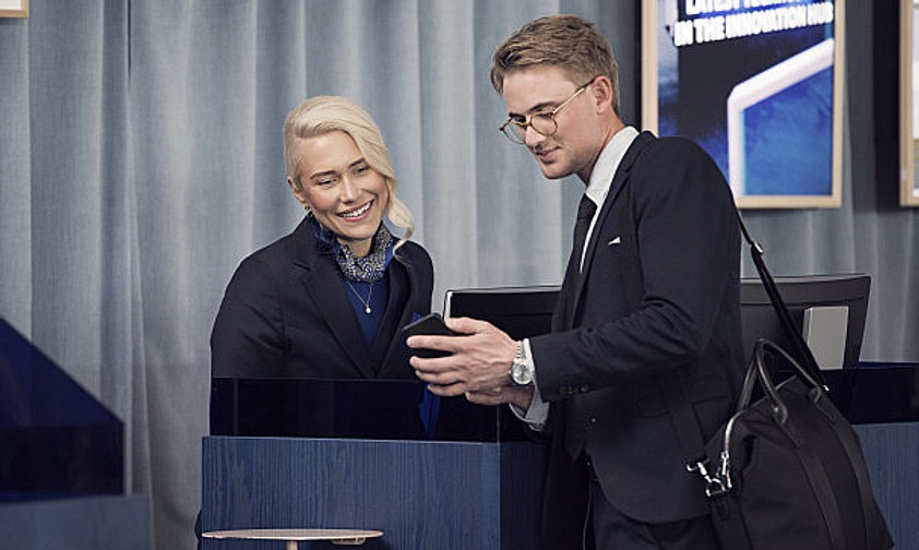 Passagier am Schalter von SAS: Aktionäre erhalten Vielflieger-Status.