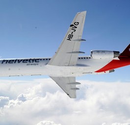 Fokker 100 von Helvetic: Die Einheitsflotte bekommt bald Zuwachs.