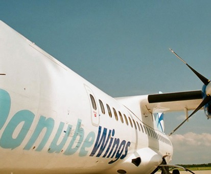 ATR 72-200 von Danube Wings: nur noch eine Maschine übrig.