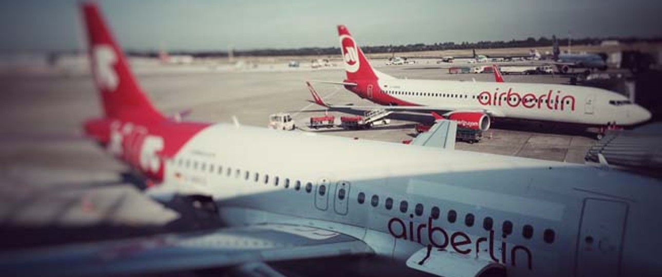 Flugzeuge von Air Berlin in Düsseldorf: Die Basis in NRW wird gestärkt.