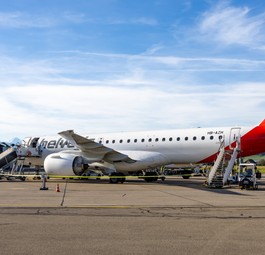 Helvetic Embraer E190-E2 in Bern