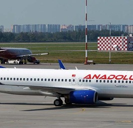 Boeing 737-800 von Anadolu Jet: Bislang fast nur Inlandsflüge.