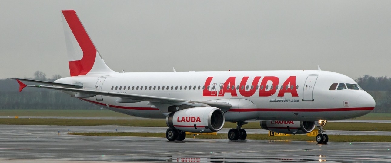 Airbus A320 von Lauda:  Kommt nach Wien zurück.