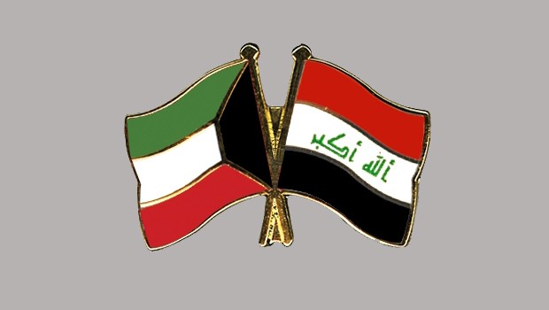 Flaggen von Kuwait und Irak: Lange Feindschaft beendet.