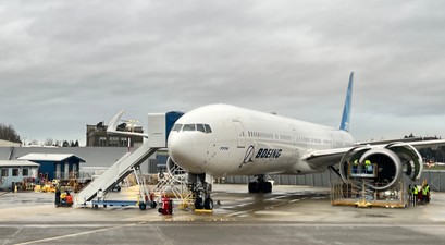Boeing 777X-Testflugzeug: Ab April sollen auch Flugzeuge aus der Serienproduktion fliegen.