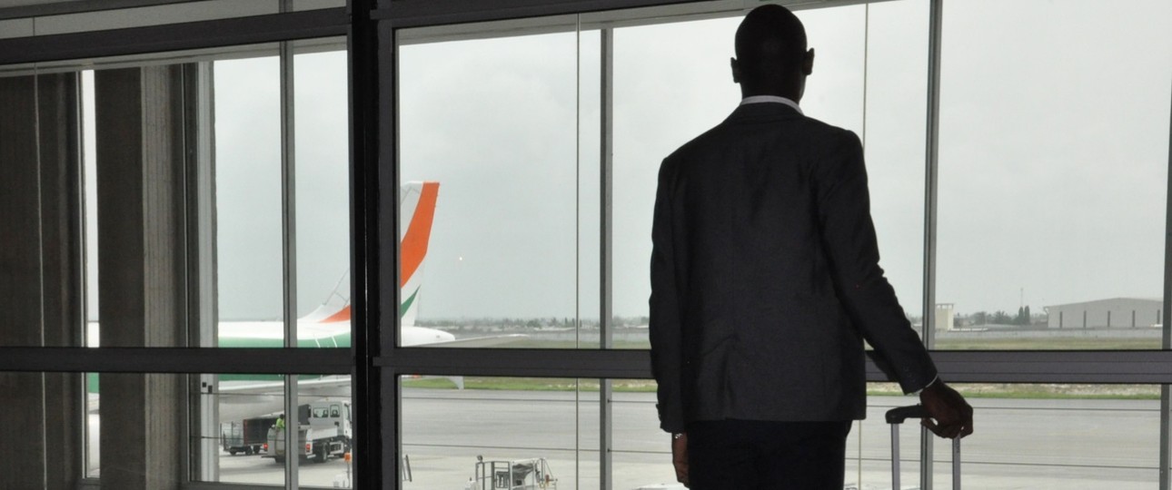 Flughafen Abidjan: Probleme mit Korruption.