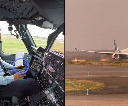 Airbus A350 hebt ganz von alleine ab