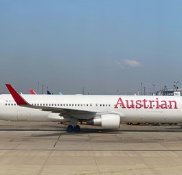Boeing 767 von Austrian Airlines: Musste in Keflavik landen.