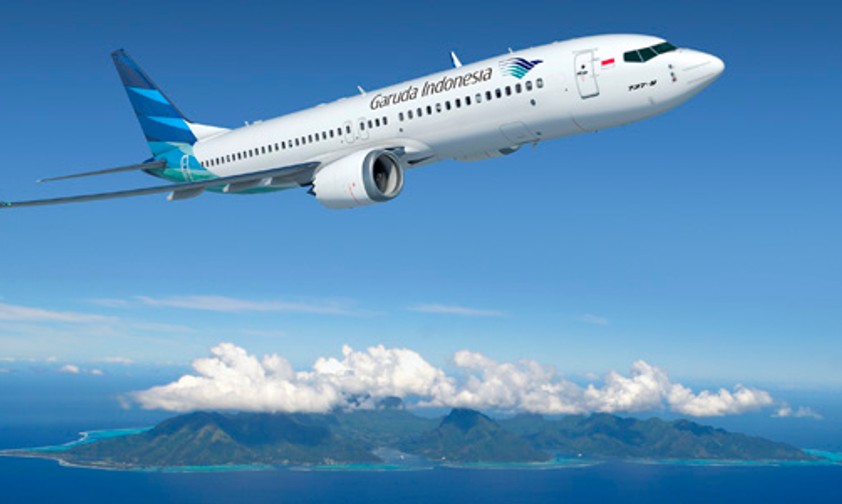 Boeing 737 Max-8 in den Farben von Garuda: Die Airline setzt seit jeher auf das Modell.