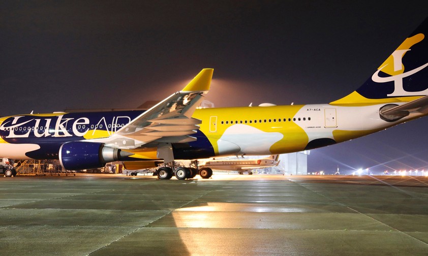 Und so werden die Flugzeuge von der in Luke Air umbenannten Fluglinie künftig aussehen.
