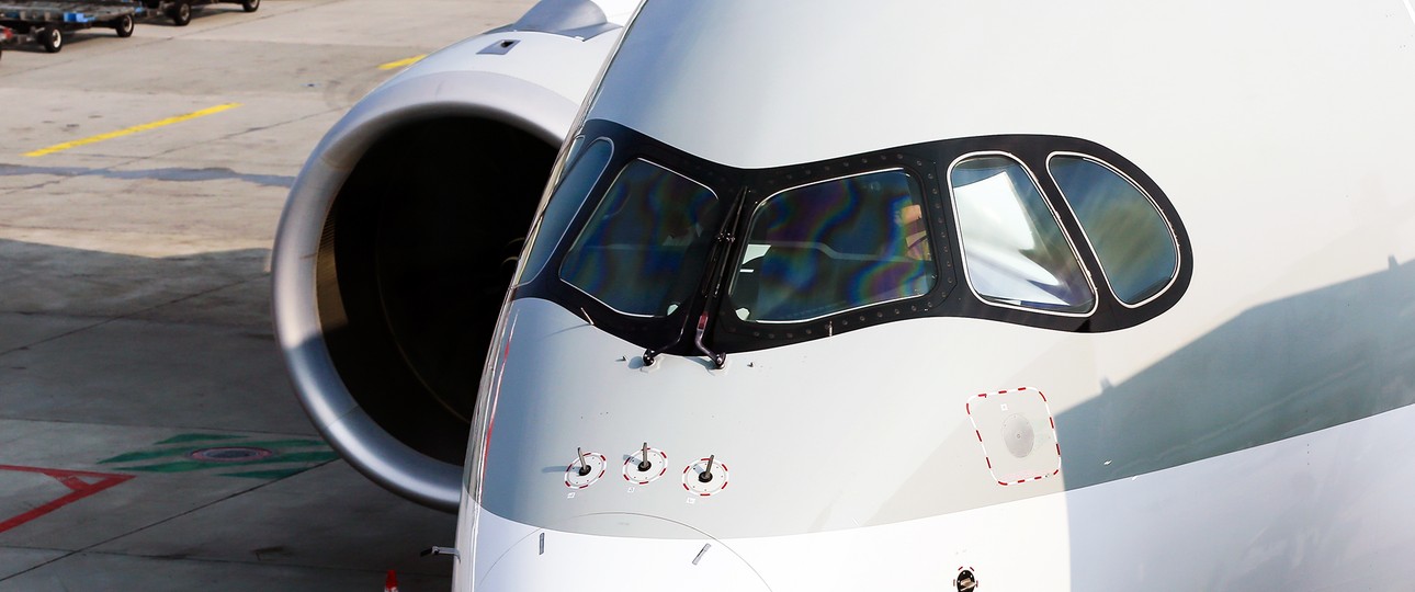 Hier herrschte Verwirrung: Cockpit eines Qatar Airways Airbus A350