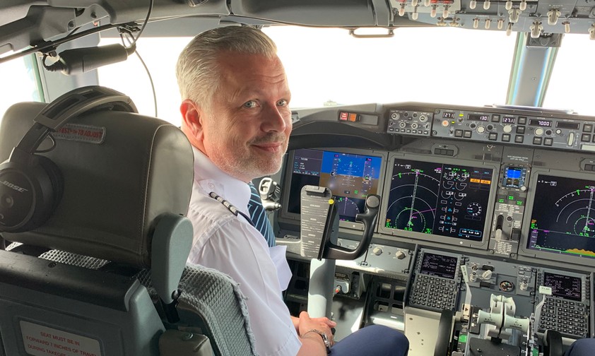 Oliver Lackmann: Zufrieden mit der Boeing 737 Max.