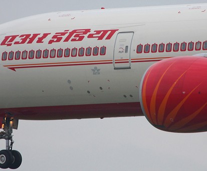 Boeing 777 von Air India: Ärger um prominenten Passagier.