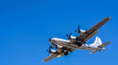 B-29 Superfortress im Flug: Heute gibt es nur noch zwei flugfähige Exemplare.