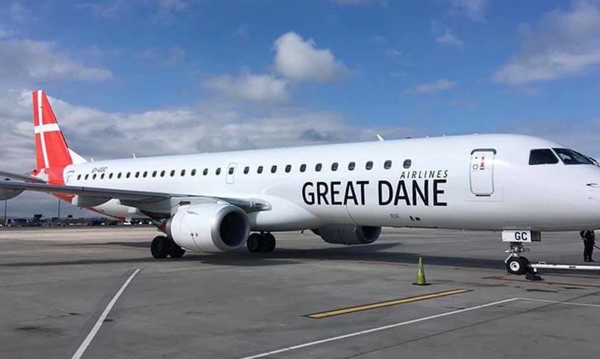 Embraer von Great Dane Airlines: Fliegt ab Juni mit Passagieren.