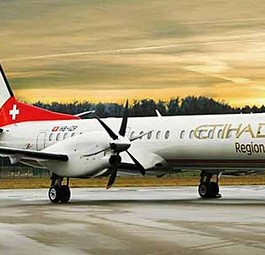 Saab 2000 von Etihad Regional: Eigentlich das perfekte Flugzeug. Eigentlich.