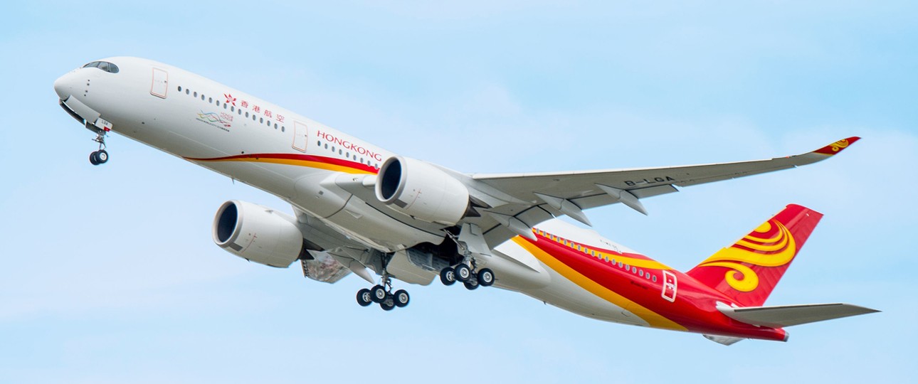 Jet von Hong Kong Airlines: Die Flotte besteht aus 38 Passiagier- und drei Frachtfliegern.