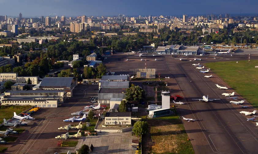 Stadtflughafen von Kyiv: Strategisch wichtig.
