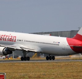 Boeing 767 von Austrian Airlines: Bald nicht mehr zu sehen.