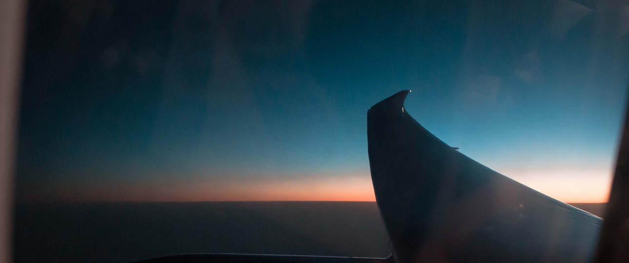 Sonnenuntergang über Indien: Etwa 50 Prozent des Luftraums bisher gesperrt.