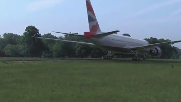B777 im Londoner Park: Geschicktes Marketing