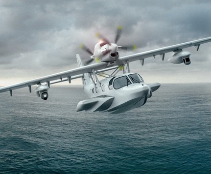 Dornier Seawings Orca: Das Flugboot ist speziell für Such- und Rettungsmissionen ausgelegt.