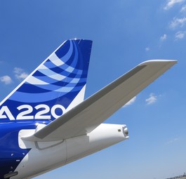 Airbus A220: Inzwischen eine solide Orderbilanz.