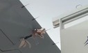 Schaden an der Tragfläche der Boeing 747 von Lufthansa: Muss repariert werden.
