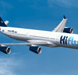 Airbus A340 von Hi Fly: Fliegt neu auf der speziellen Route.