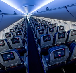 Übersicht: Delta setzt wie alle anderen drei Betreiber des Airbus A220 hinten auf eine 2-3-Konfiguration.