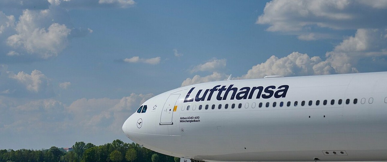 Airbus A340-Lufthansa: Weitere Ehrenrunde.