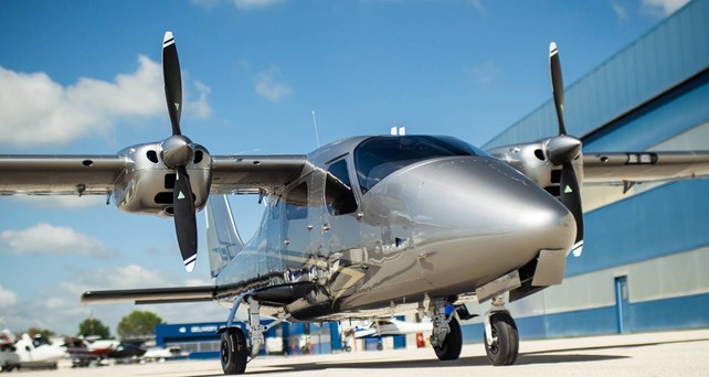 Eine Tecnam P2006T: Mit diesem Flugzeugtyp will Air Taxi Express das Uber der Luftfahrt werden.