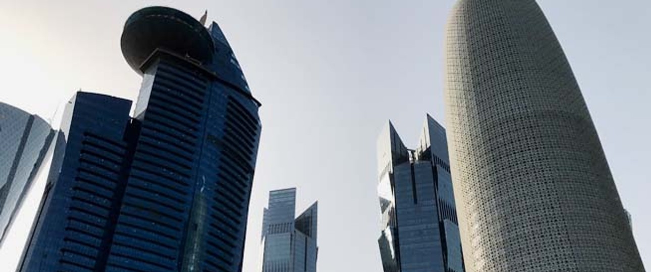 Doha: «Beeindruckendes Stadtbild», «durch glitzernde Wolkenkratzer» geprägt.