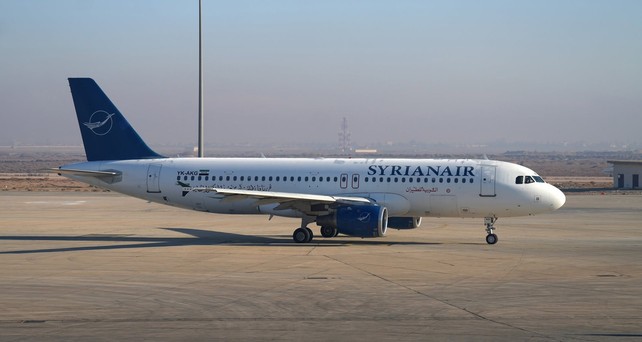syrian airlines airbus a320 200 yk akg
