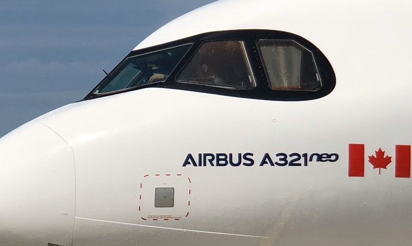 Airbus A321 LR von Air Transat: Die Airline streicht die USA-Flüge.