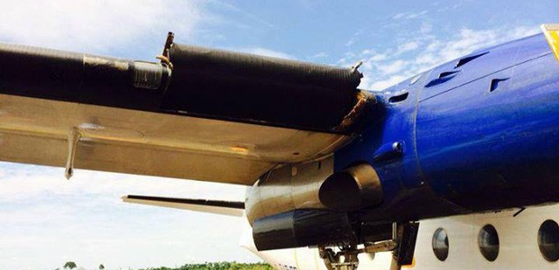 Flieger von Tam: Nahm massiven Schaden